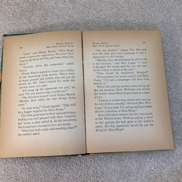 Honey Bunch Her First Little Club 1938 copyright - Picture 8 of 10